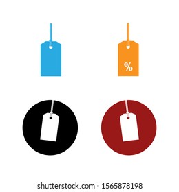 set of labels for goods in the store percent price tags vector illustration 
