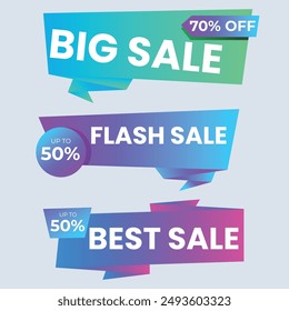 Set labels with inscription sale. Vector flat illustrations. Ad or promo. Shopping concept. Promotion price label mega sale, shop now, special discount, big sale, limited time only, last chance.