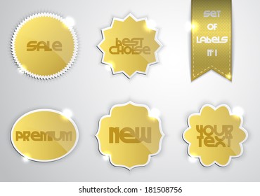 Set of labels number 1