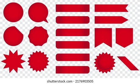 Set of labels and tags. illustration vector.