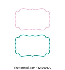 Set of labels in vintage style