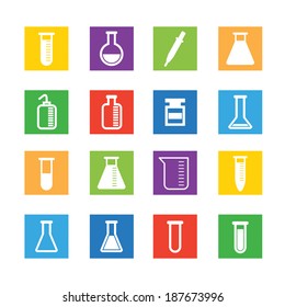 set of laboratory equipment