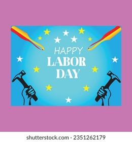 Set of Labour Day with A Group Of People Of Different Professions. Businessman, Chef, Policewoman, construction workers. Flat style vector illustration
