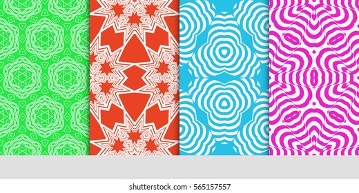 set of Lace seamless pattern. floral ornament. Creative Vector illustration. for design invitation, background, wallpaper