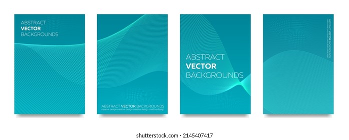 A set of laconic backgrounds with an underwater vibe.