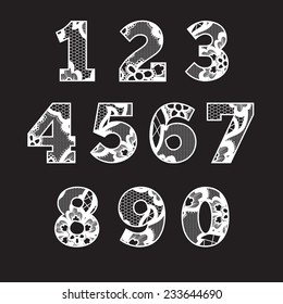 4,864 Lace numbers Images, Stock Photos & Vectors | Shutterstock