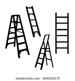 Set of Ladder Vector Logo Template