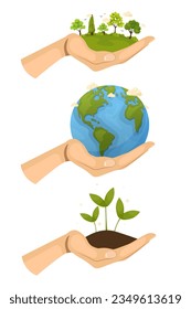 poner tierra y naturaleza en manos