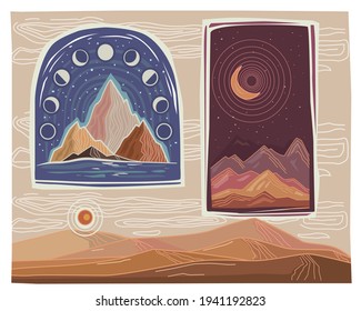 Paisajes con montañas 