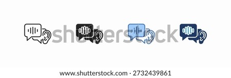 Set of language icon collection in multiple style. Icon suitable for web and mobile application