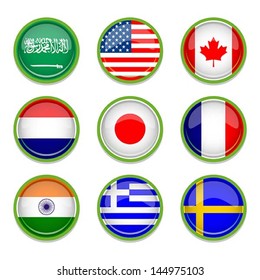 set of language icon, vector