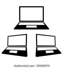 Set laptop icon

