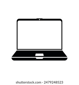 Set of Laptop or notebook computer icon. Laptop screen icons collection. Vector Illustration.