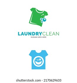 Set of Laundry Icon Vector Logo Template Illustration Design