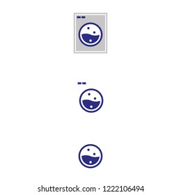 a set of laundry icons