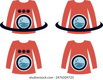 a set of laundry icons