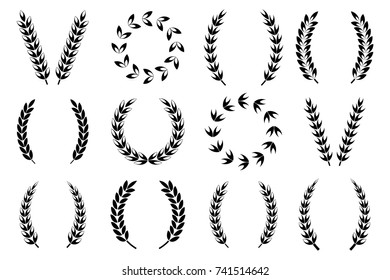 Set Laurel wreath.