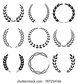 Set Laurel wreath