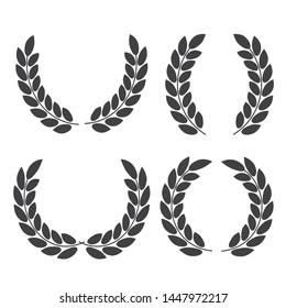 Similar Images, Stock Photos & Vectors of laurel wreath isolated over