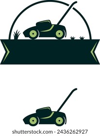 a set of lawn mower icons