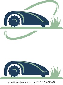 a set of lawn mower icons