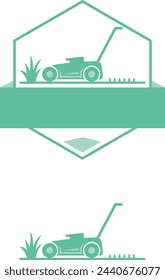 a set of lawn mower icons