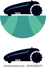 a set of lawnmower icons
