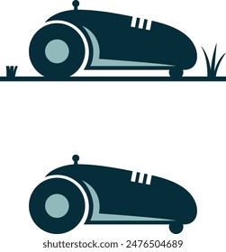 a set of lawnmower icons