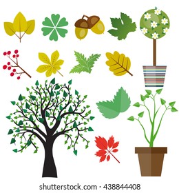 set of leaves