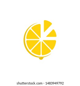 Set of lemon fruit logo vector template icon illustration design 
