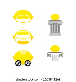 a set of lemon law icons