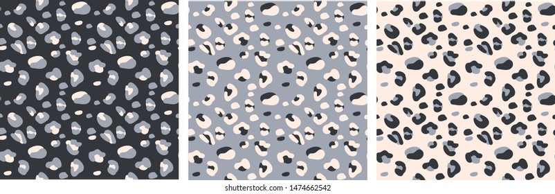 set of Leopard print pattern/trendy colour/seamless/ for fabric, textile,cover,wallpapper,giftpaper