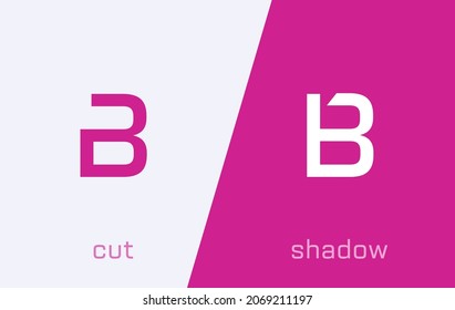 Set mit Buchstaben B, minimale Symboldesign-Vorlagenelementen für das Logo