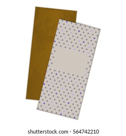 Set for the letter of congratulations. Vector illustration