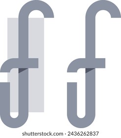 a set of letter f icons