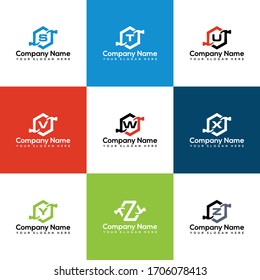 Design-Vektorillustration-Vorlage für das Logo des Briefmarkens