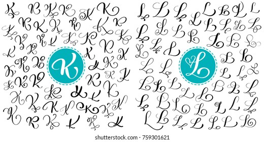 Letter K Script Images Stock Photos Vectors Shutterstock