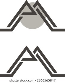 un conjunto de iconos de letra m