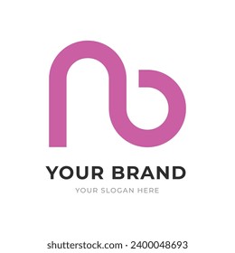 Set of Letter NB, BN, B, N Logo Design Collection, Initial Monogram Logo, Modern Alphabet Letter NB, BN, B, N Unique Logo Vector Template Illustration for Business Branding.