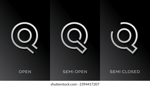 Set of letter Q logo icon design template elements