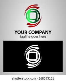 Set of Letter Q logo icon

