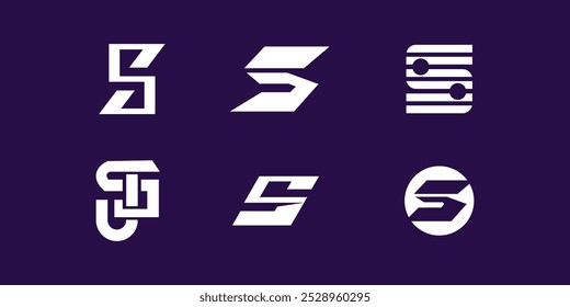 Design des S-Logos für Buchstaben 