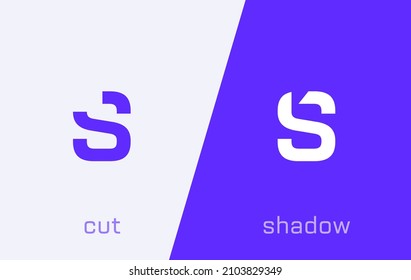 Set of letter S minimal logo icon design template elements