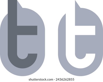 a set of letter t icons