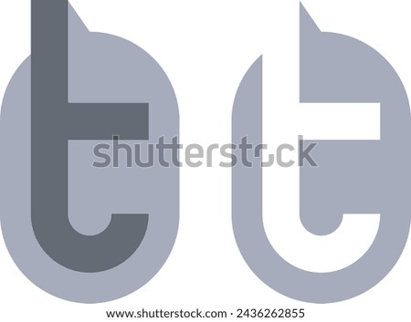 a set of letter t icons