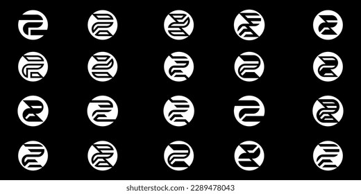 Satz von Buchstaben z und Logo Nummer 2