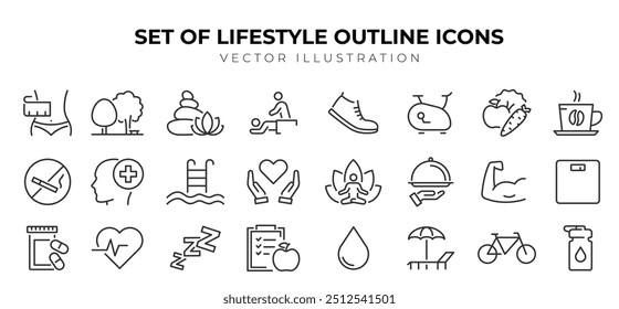 Set of Lifestyle Vector illustration