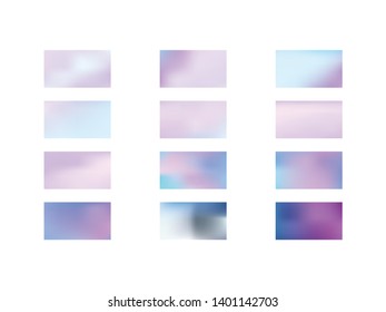 Set of light backgrounds. Liquid hi-res and fresh. Illustration, light. Blue color. Colorful new light.