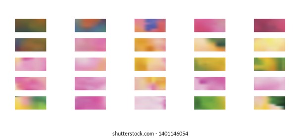 Set of light backgrounds. Liquid hi-res and fresh. Illustration, modern. Ultrawide size. Colorful new light.
