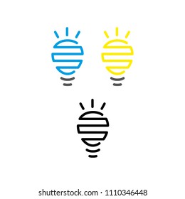 a set if light bulb icons